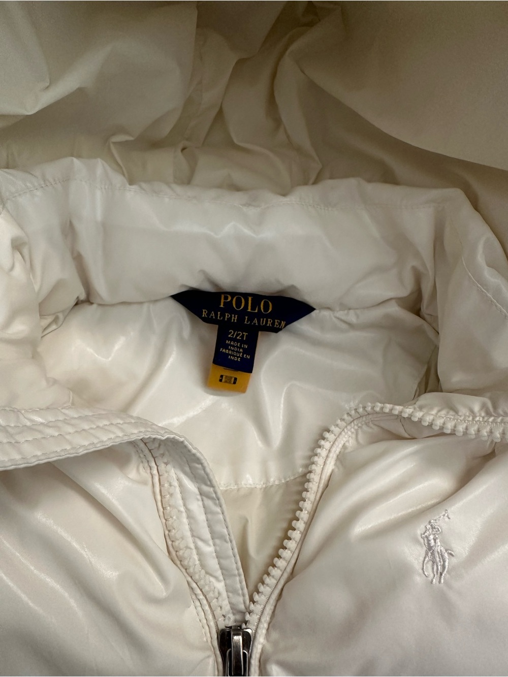 Polo Ralph Lauren Cream Puff Jacket - Kids